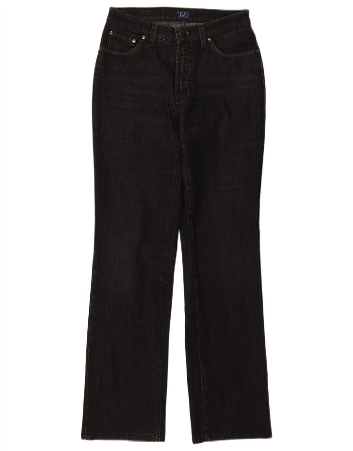 Trussardi Womens Bootcut Jeans W28 L31 Black Cotton