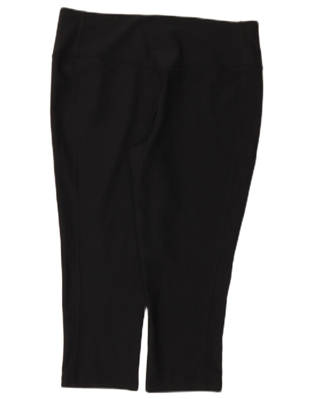 Nike Womens Dri Fit Capri Leggings UK 14 Large Black Polyester