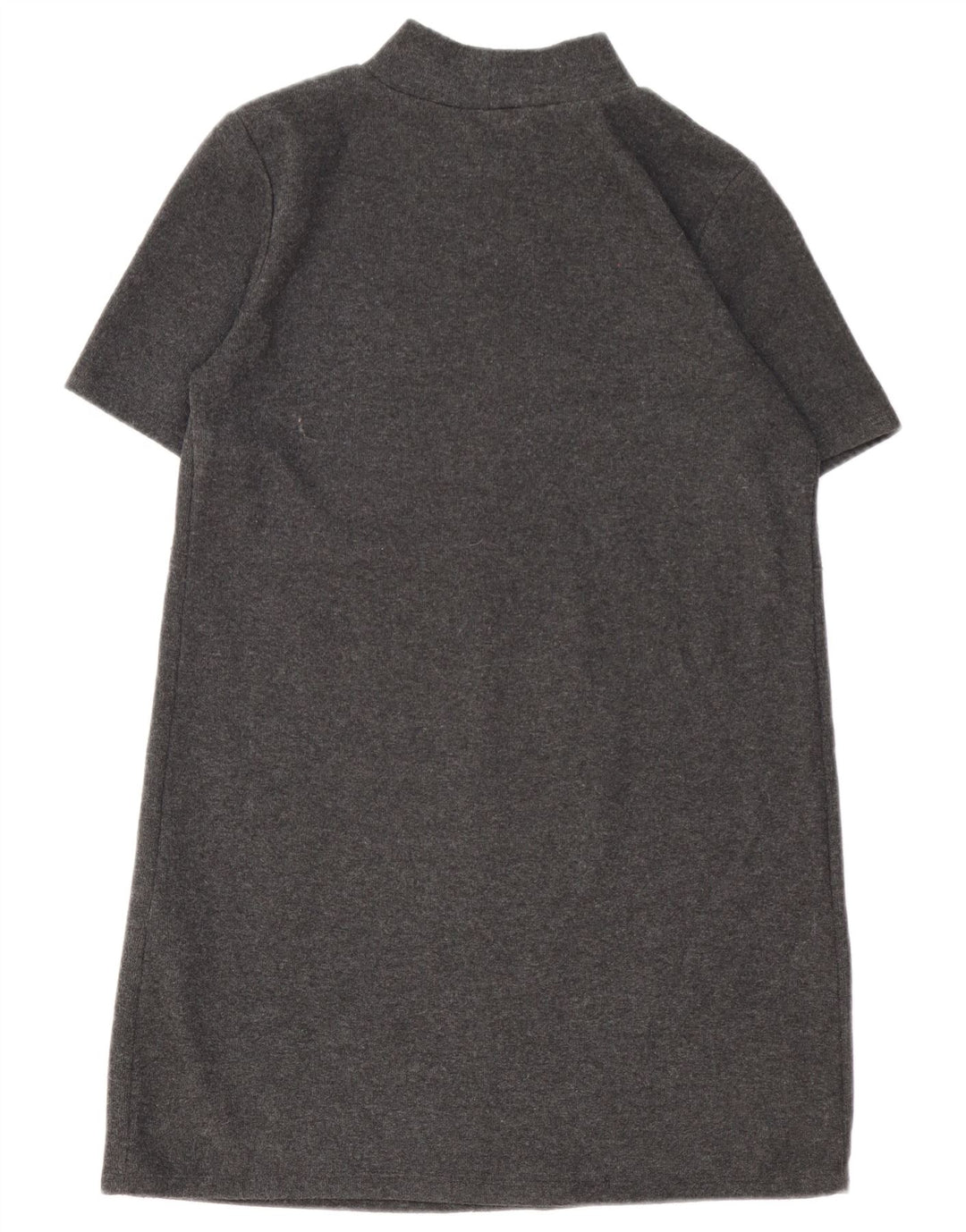 Zara Womens Jumper Dress UK 16 Large Grey Polyester