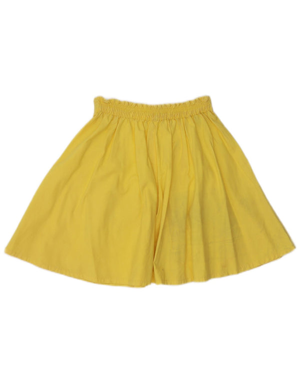 Carrera Girls A-Line Skirt 11-12 Years W24 Yellow Cotton