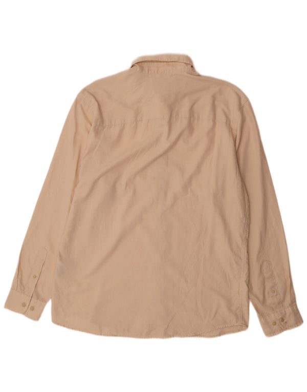 Jack & Jones Mens Shirt XL Beige Cotton