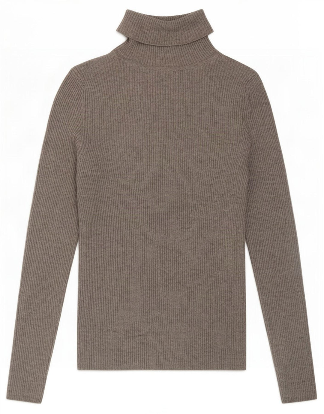Marks & Spencer Womens Roll Neck Jumper Sweater UK 10 Small Grey Viscose