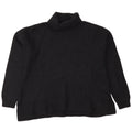 Liu Jo Womens Roll Neck Jumper Sweater UK 18 XL Black