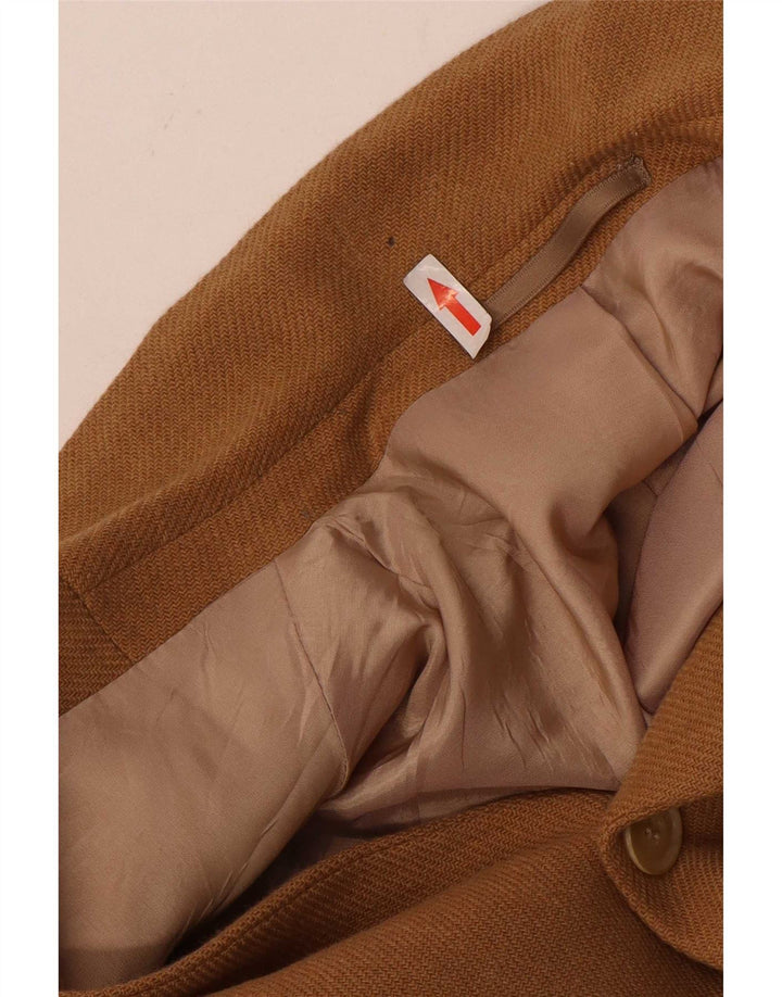 Hugo Boss Mens 3 Button Blazer Jacket UK 42 XL Beige Wool