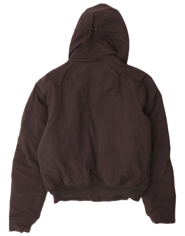Woolrich Mens Hooded Bomber Padded Jacket UK 38 Medium Black