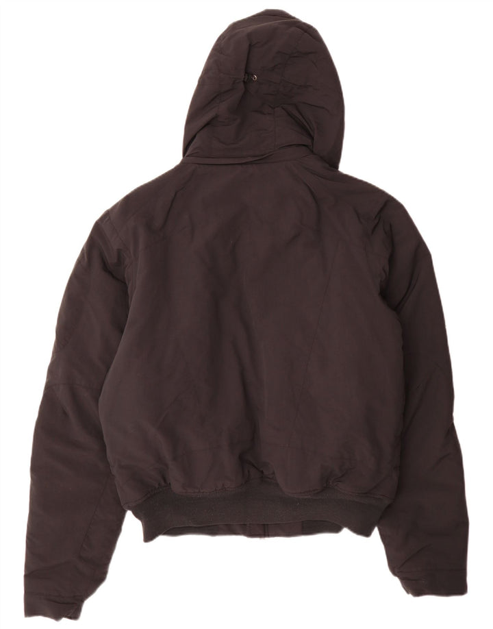 Woolrich Mens Hooded Bomber Padded Jacket UK 38 Medium Black