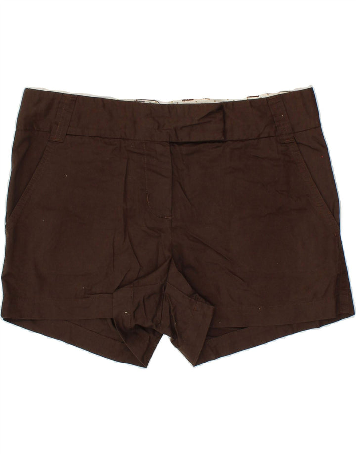 J. CREW Womens Broken In Chino Shorts US 6 Medium W32  Brown Cotton Vintage J. Crew and Second-Hand J. Crew from Messina Hembry 
