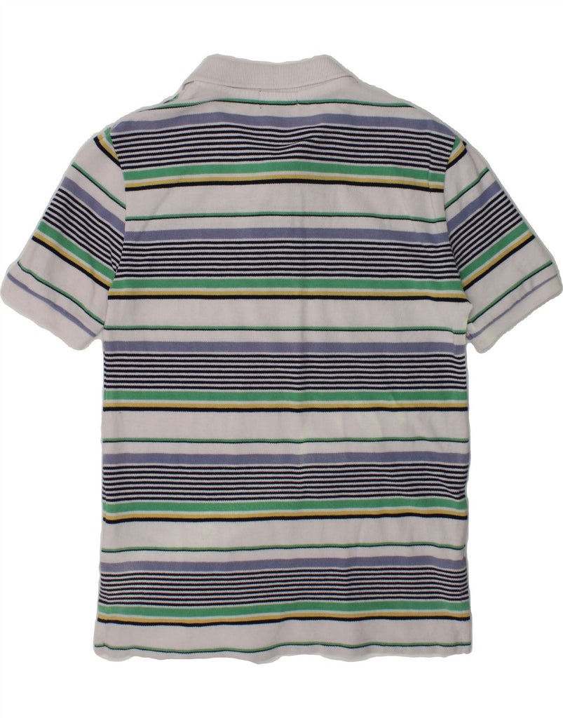 POLO RALPH LAUREN Boys Polo Shirt 10-11 Years Medium Grey Striped Cotton | Vintage Polo Ralph Lauren | Thrift | Second-Hand Polo Ralph Lauren | Used Clothing | Messina Hembry 