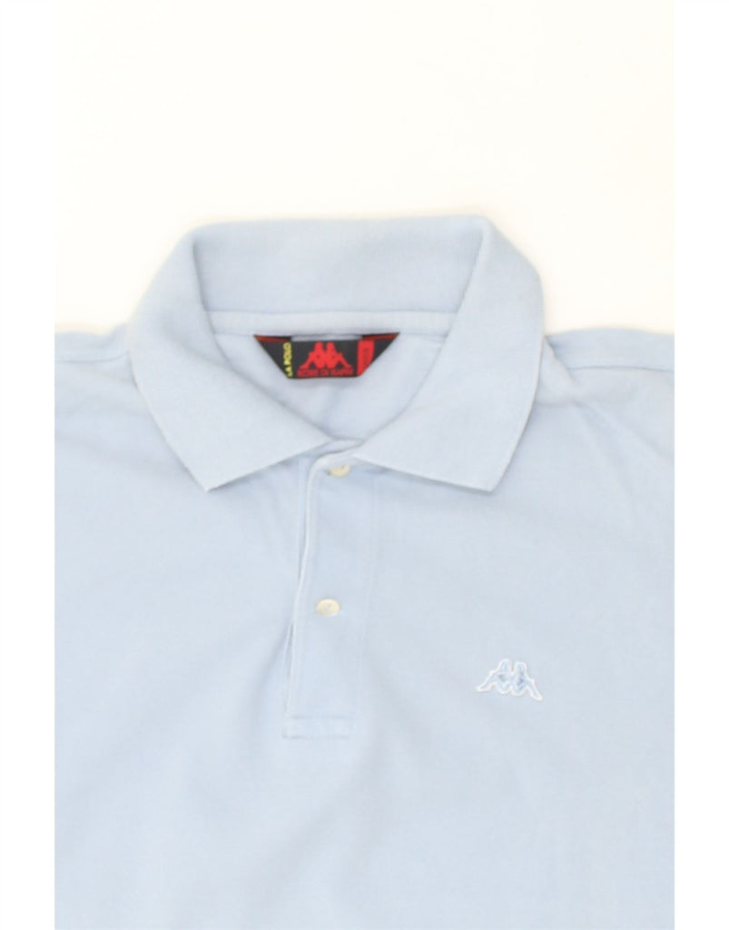 KAPPA Mens Polo Shirt Large Blue Cotton | Vintage Kappa | Thrift | Second-Hand Kappa | Used Clothing | Messina Hembry 