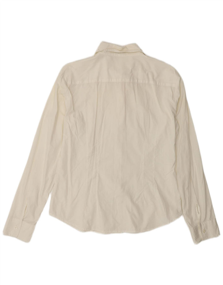 Benetton Womens Shirt UK 16 Large White