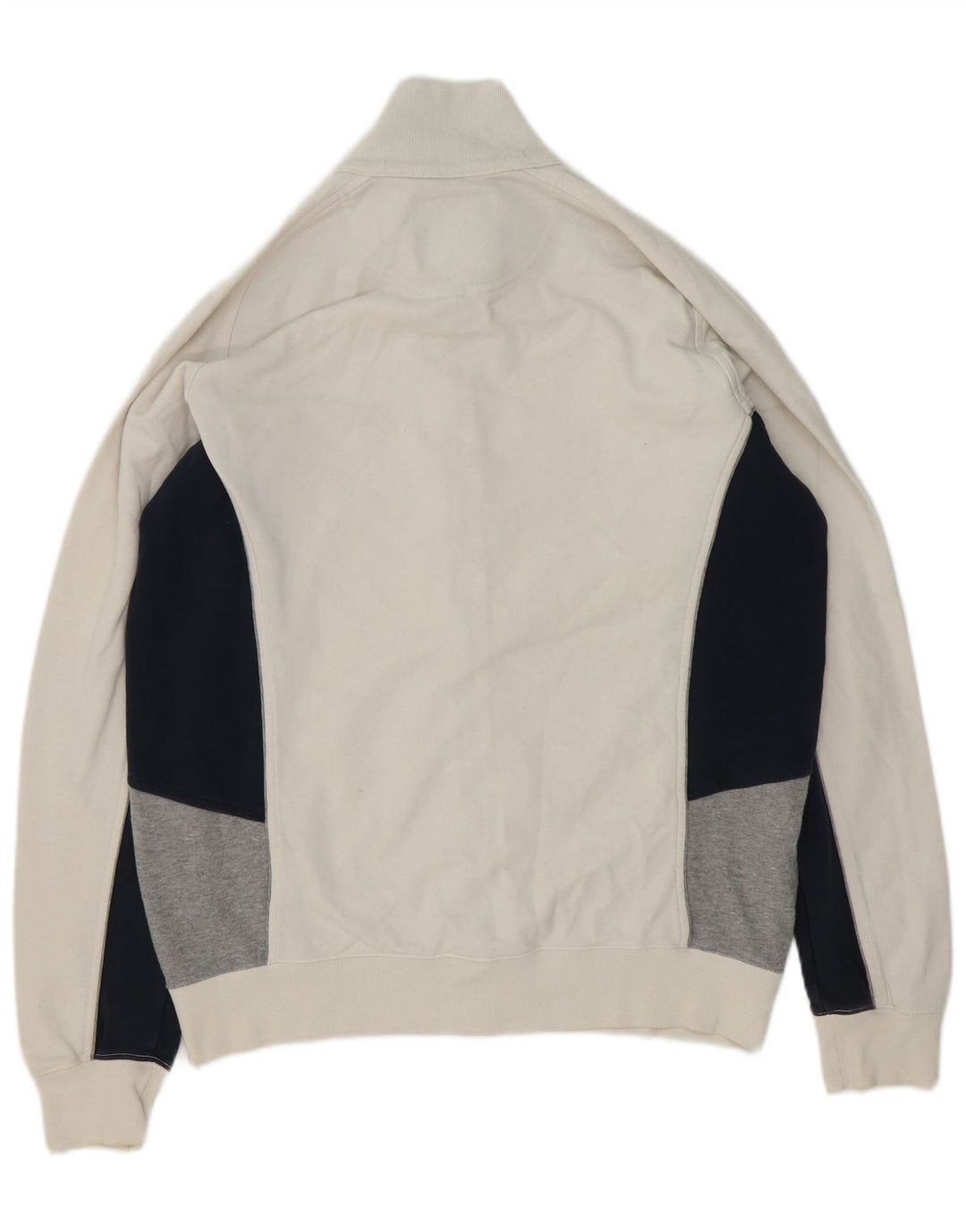 Champion Mens Tracksuit Top Jacket XL White Colourblock Cotton