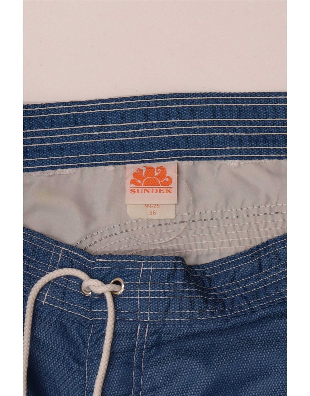 Sundek Mens Swimming Shorts Large Blue Nylon