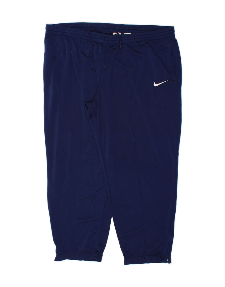 NIKE Mens Tracksuit Trousers UK 44/48 XL Navy Blue Polyester Vintage Nike and Second-Hand Nike from Messina Hembry 