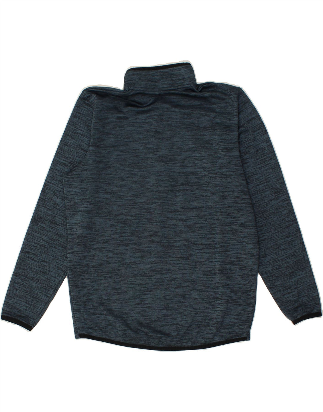 UNDER ARMOUR Mens Cold Gear Zip Neck Fleece Jumper Small Navy Blue Vintage Under Armour and Second-Hand Under Armour from Messina Hembry 