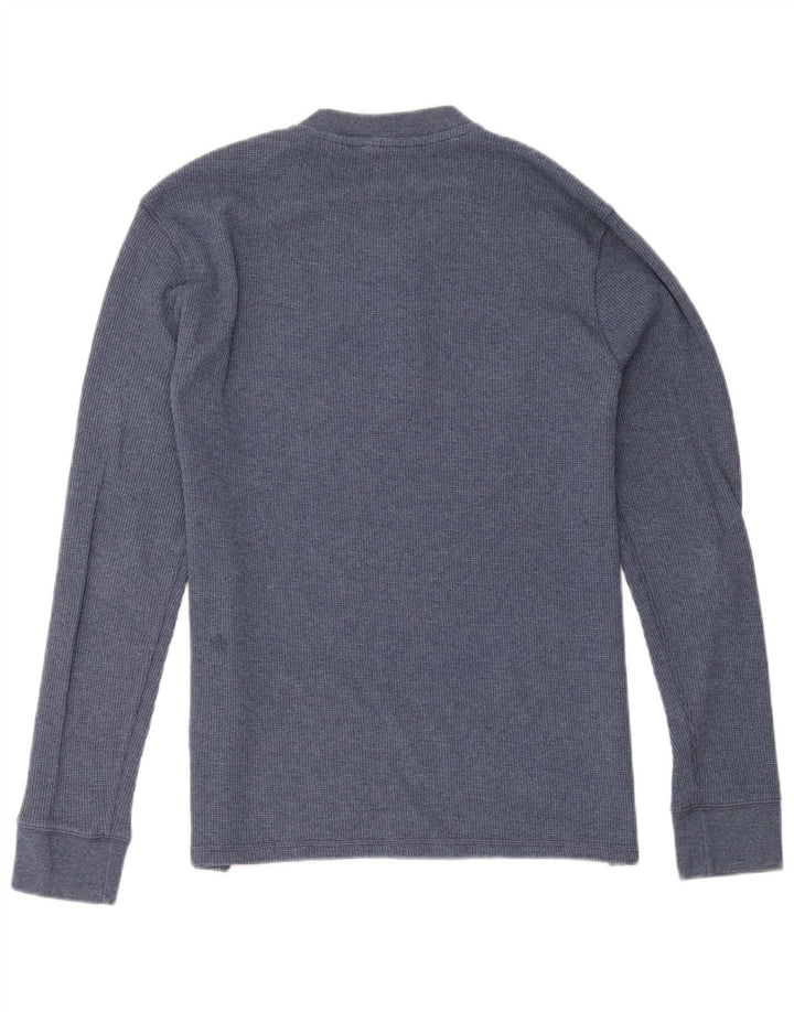 Levi's Mens Standard Fit Top Long Sleeve Medium Navy Blue Cotton