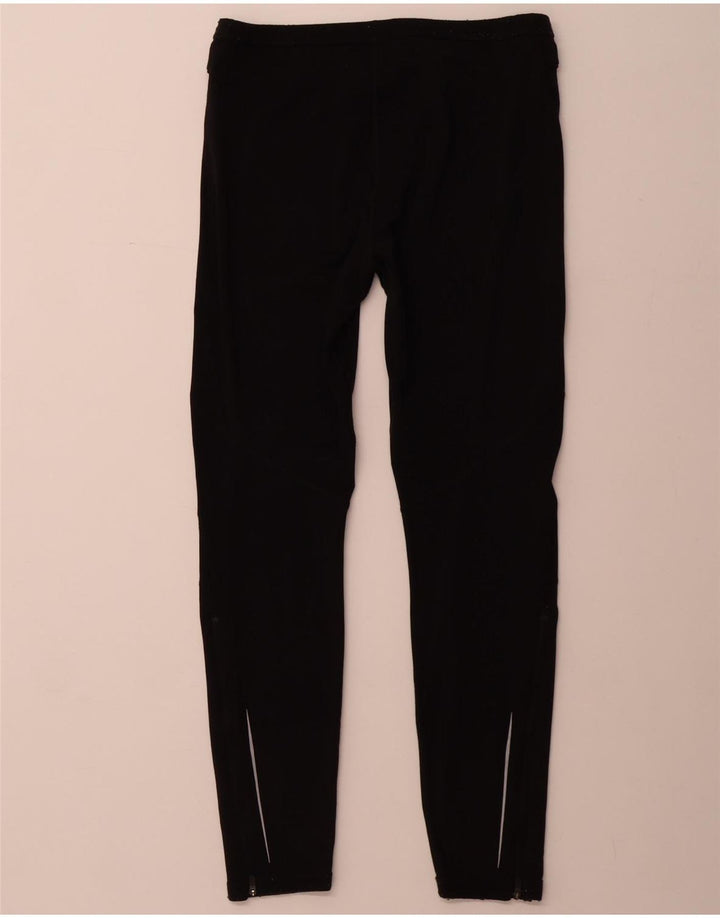 ADIDAS Womens Tracksuit Trousers UK 14 Large  Black Nylon