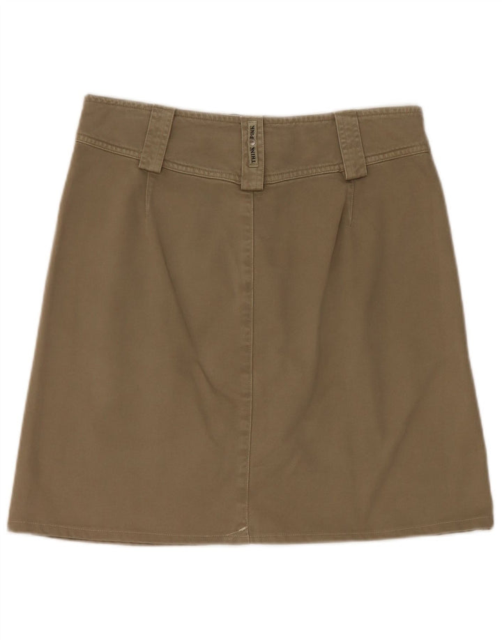 Think Pink Womens A-Line Skirt W28 Medium Beige Cotton