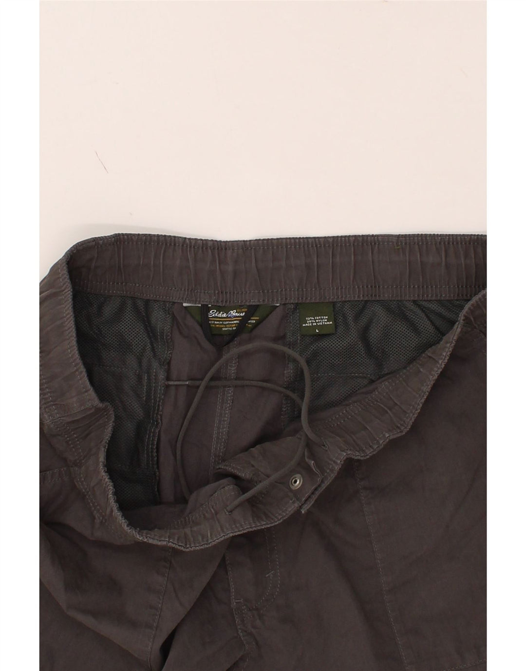 EDDIE BAUER Womens Cargo Shorts Large W36  Brown Cotton Vintage Eddie Bauer and Second-Hand Eddie Bauer from Messina Hembry 