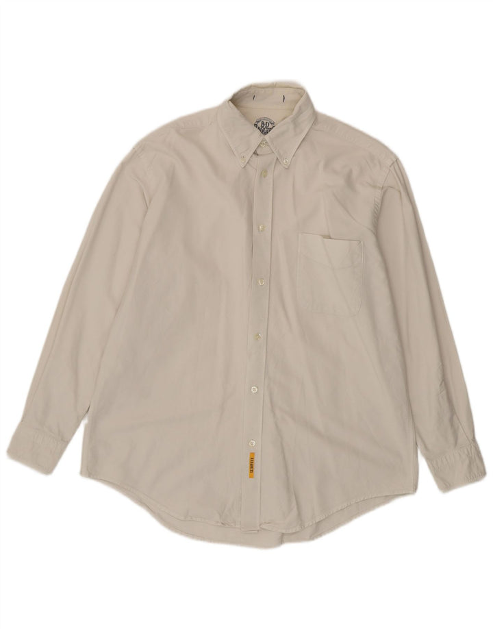 B.D. Baggies Mens Shirt XL Off White Cotton