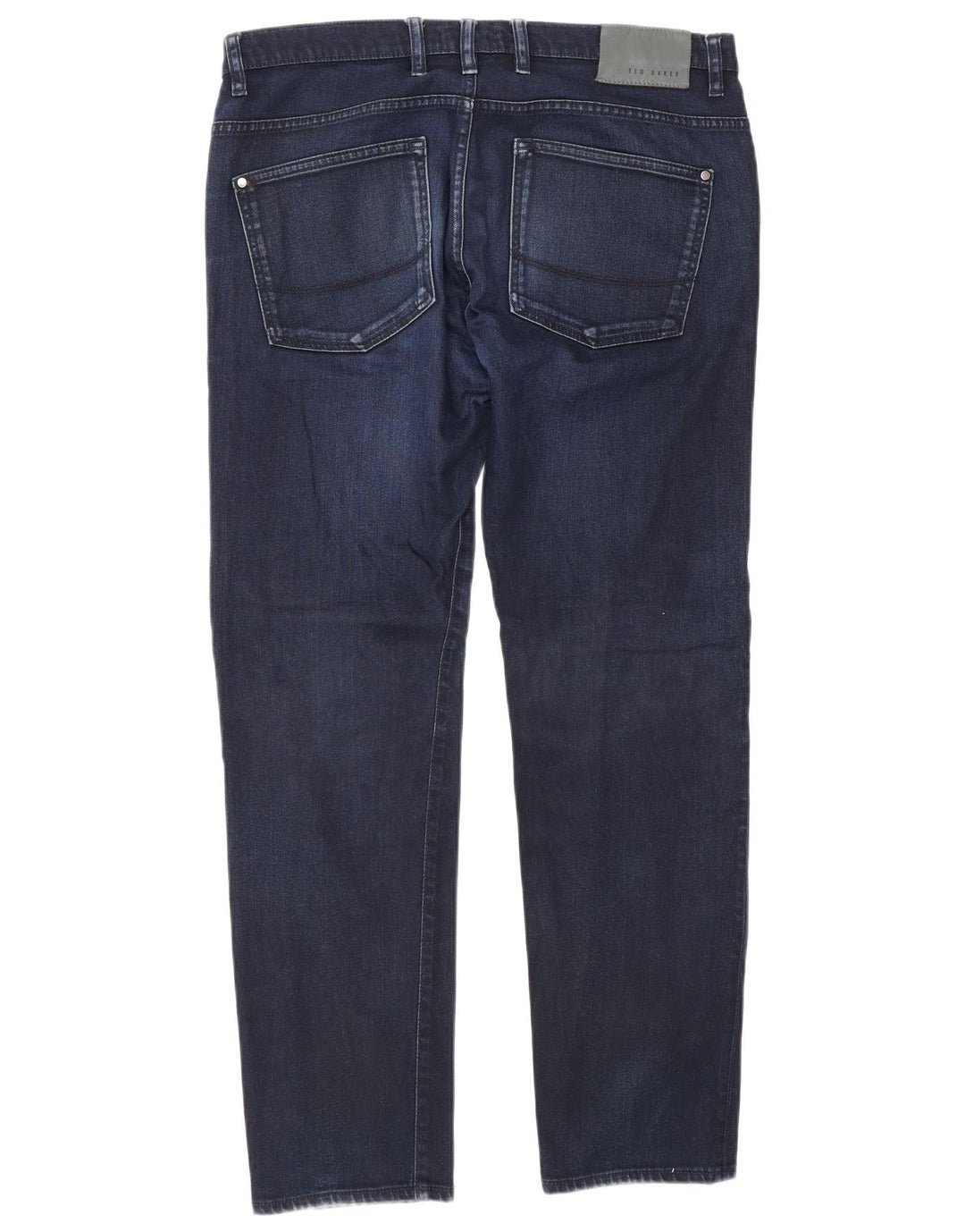 Ted Baker Mens Slim Jeans W34 L30 Navy Blue Cotton
