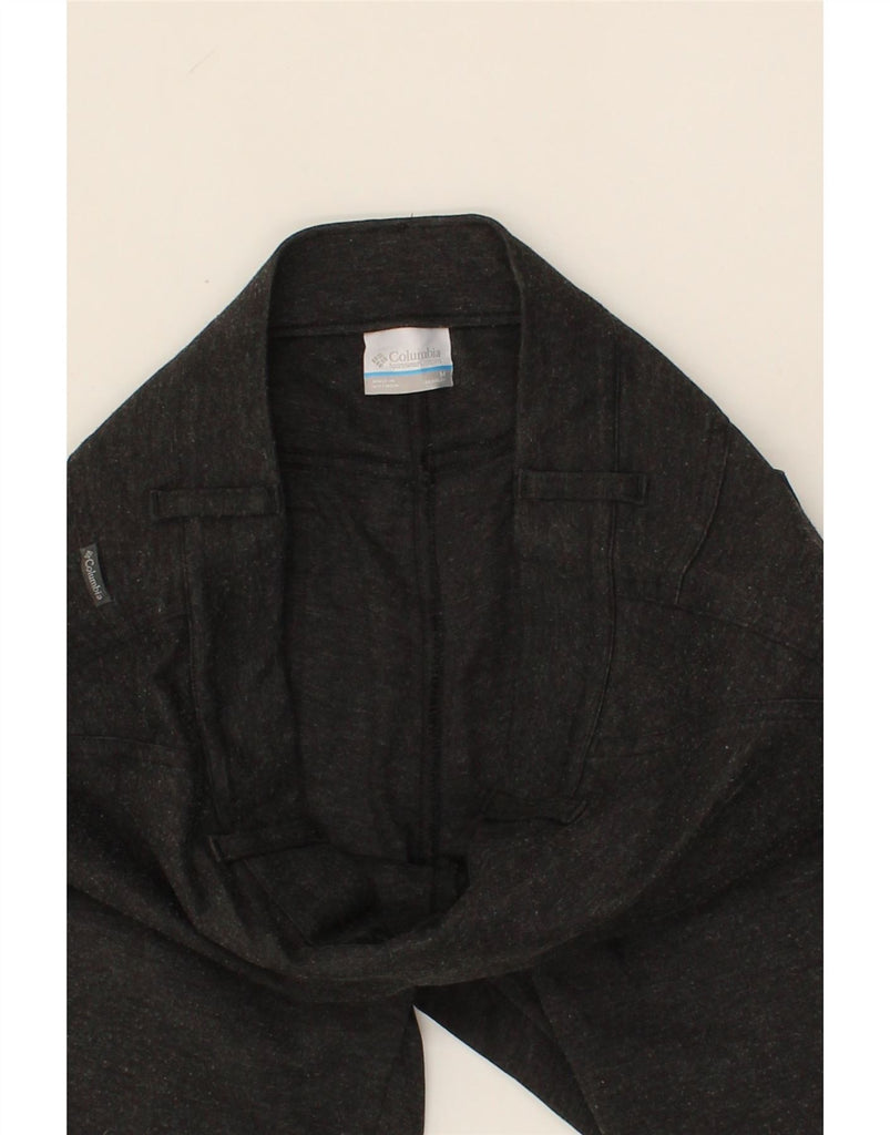 COLUMBIA Womens Straight Chino Trousers Medium W30 L32 Black Polyester Vintage Columbia and Second-Hand Columbia from Messina Hembry 