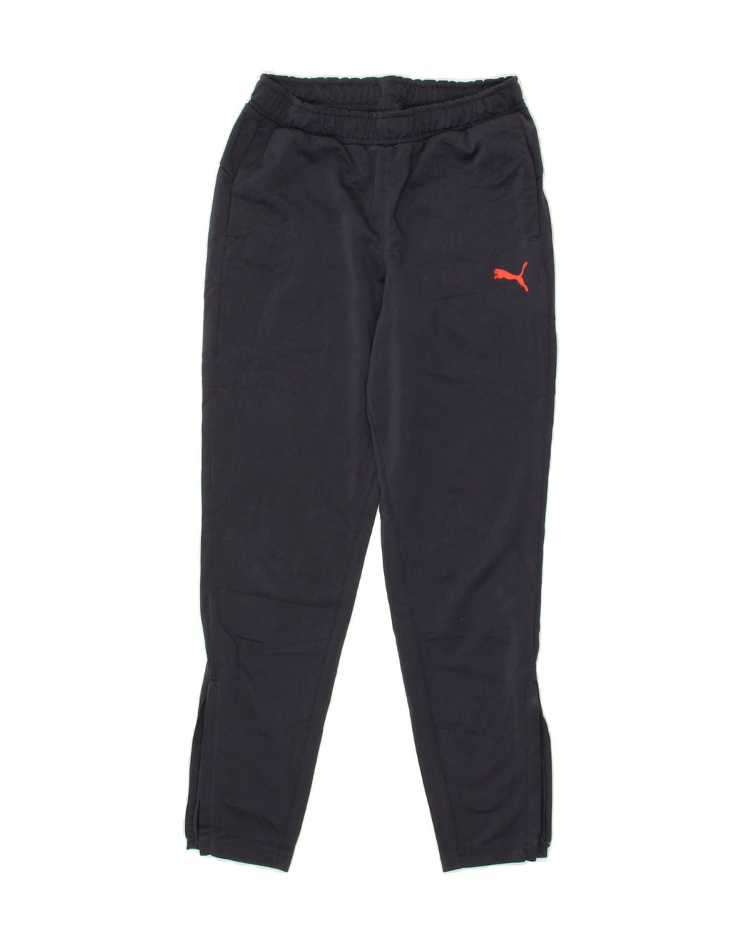 PUMA Boys Tracksuit Trousers 9-10 Years  Navy Blue Vintage Puma and Second-Hand Puma from Messina Hembry 