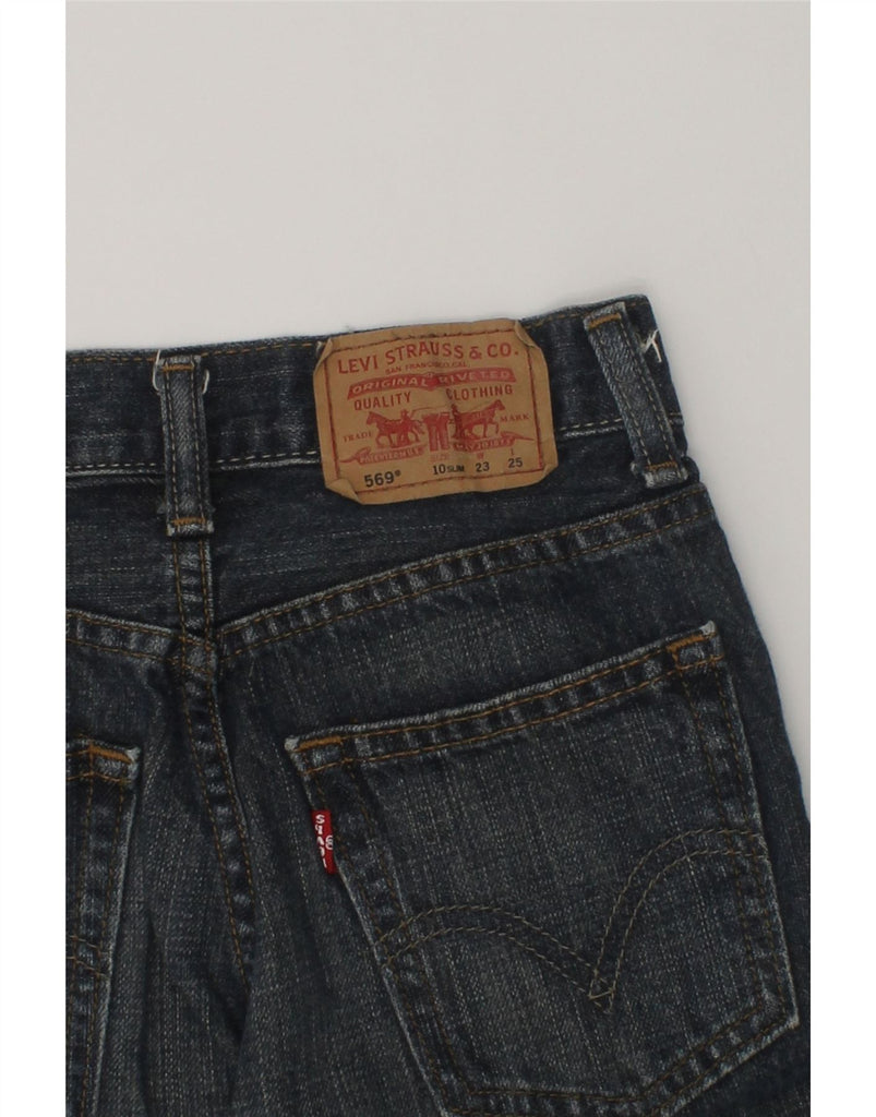 LEVI'S Boys 569 Loose Fit Straight Jeans 9-10 Years W23 L25  Navy Blue | Vintage Levi's | Thrift | Second-Hand Levi's | Used Clothing | Messina Hembry 