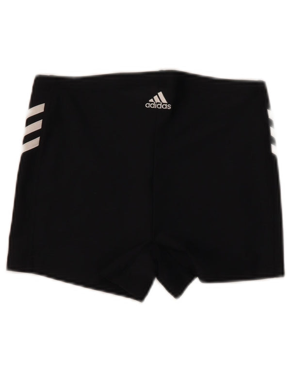 ADIDAS Womens Sport Shorts UK 12 Medium Black Polyester