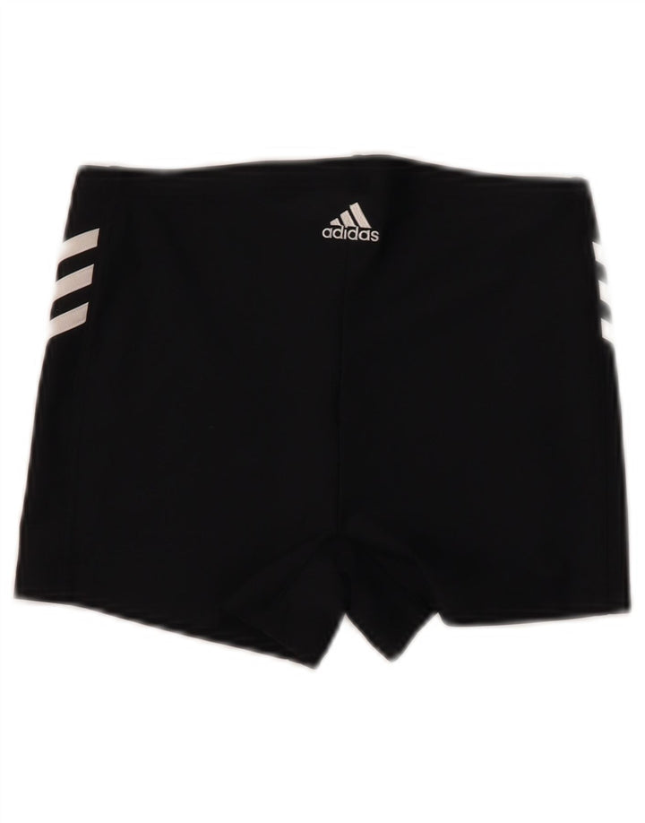 ADIDAS Womens Sport Shorts UK 12 Medium Black Polyester