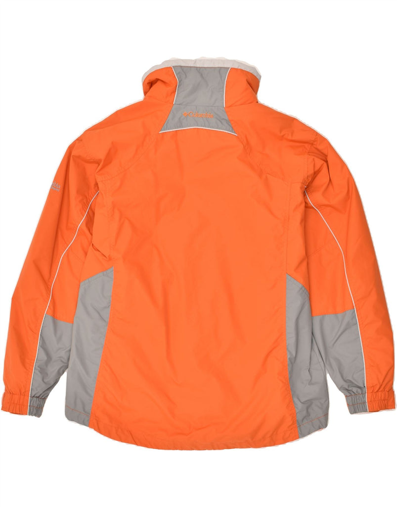 COLUMBIA Womens Windbreaker Jacket UK 16 Large Orange Polyamide | Vintage Columbia | Thrift | Second-Hand Columbia | Used Clothing | Messina Hembry 