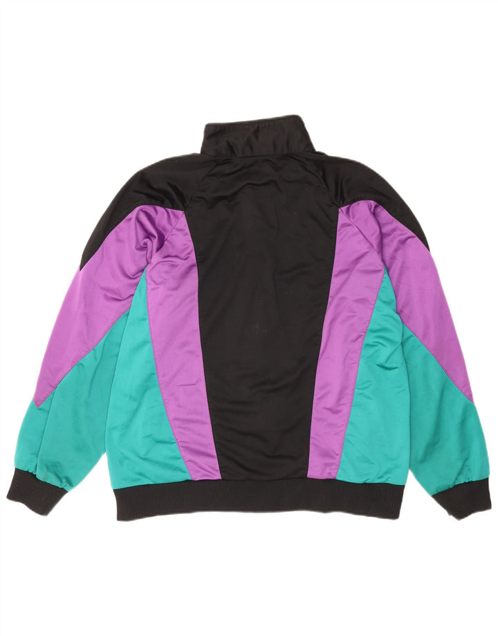 Adidas Mens Loose Fit Tracksuit Top Jacket Small Multicoloured Colourblock