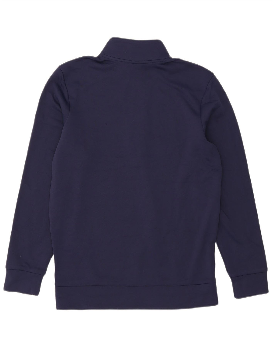 Under Armour Mens Zip Neck Sweatshirt Jumper Small Navy Blue Polyester