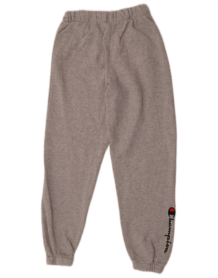 Champion Mens Tracksuit Trousers Joggers Small Grey Cotton