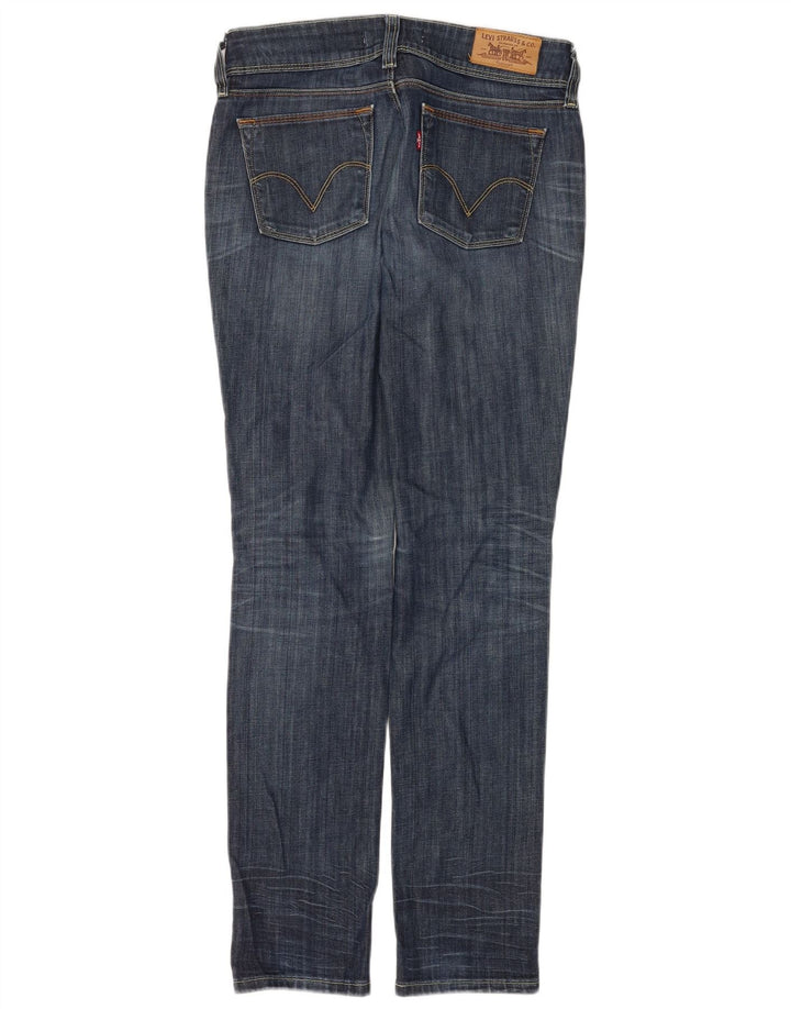 Levi's Womens 571 Slim Jeans W29 L32 Navy Blue Cotton