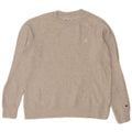 Champion Mens Sweatshirt Jumper XS Grey Flecked Cotton
