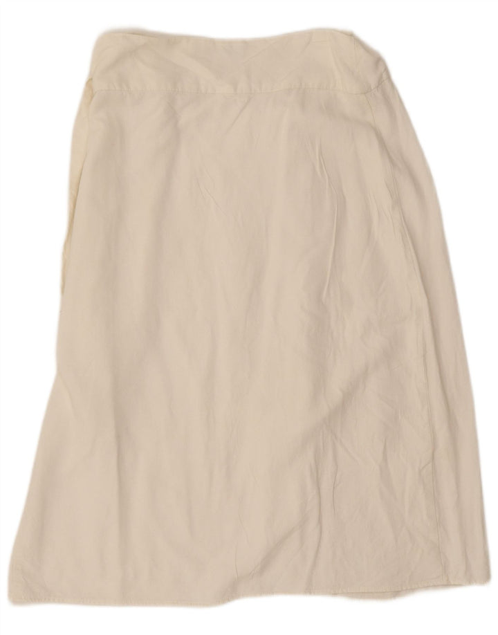 Zara Womens Wrap Skirt Medium W28 White
