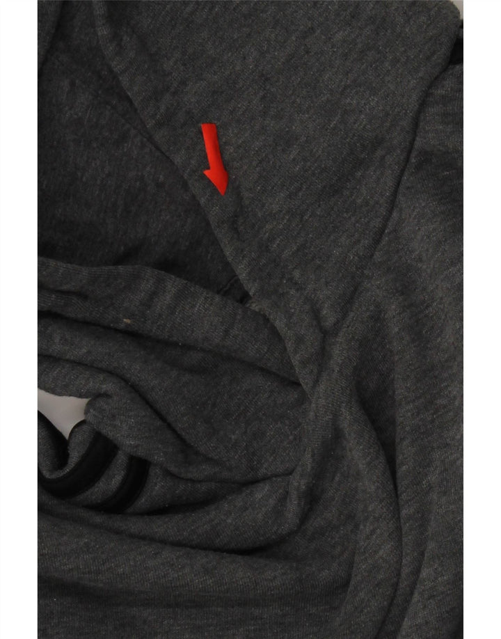 Adidas Mens Hoodie Jumper Small Grey Cotton