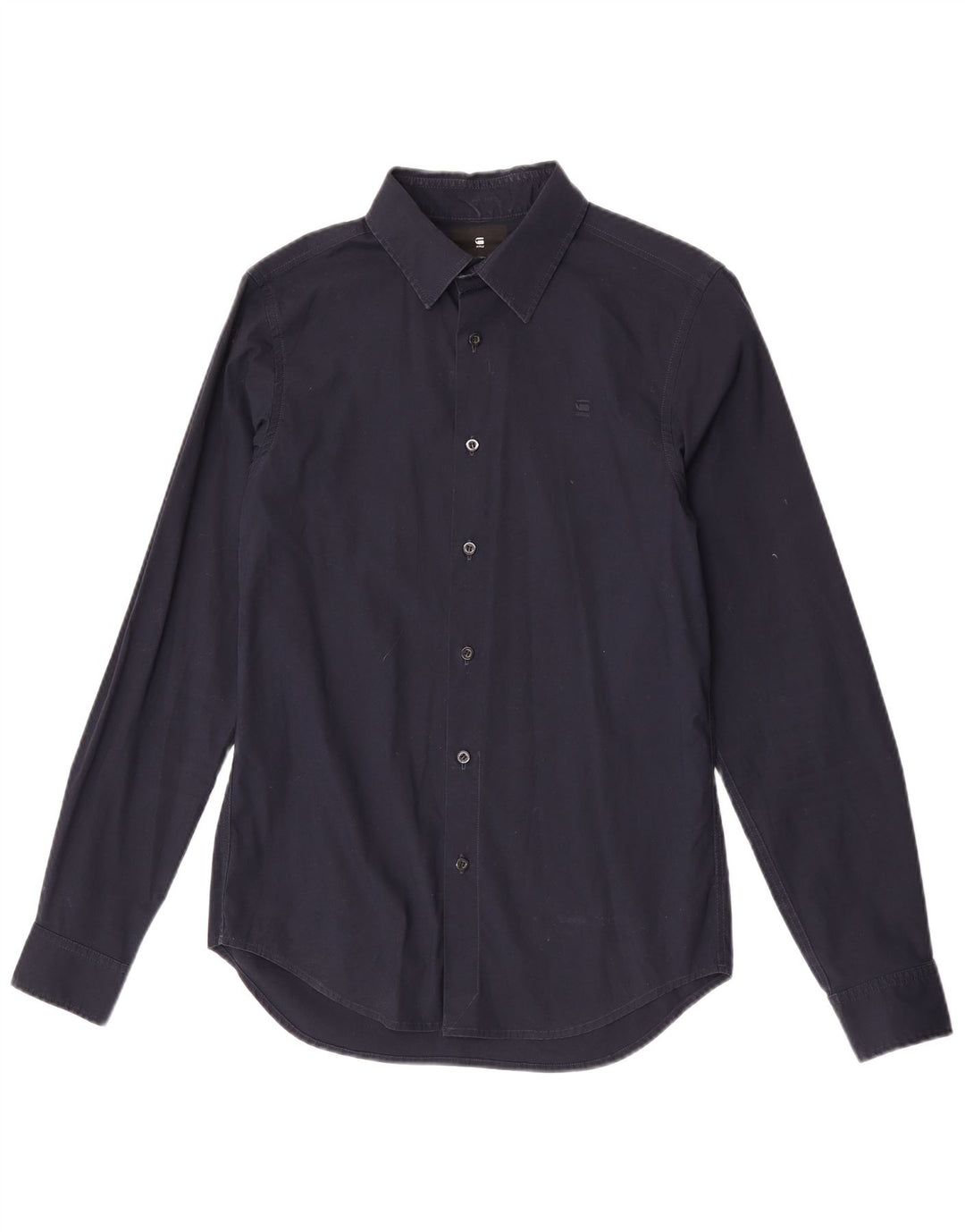 G-Star Mens Shirt Small Navy Blue