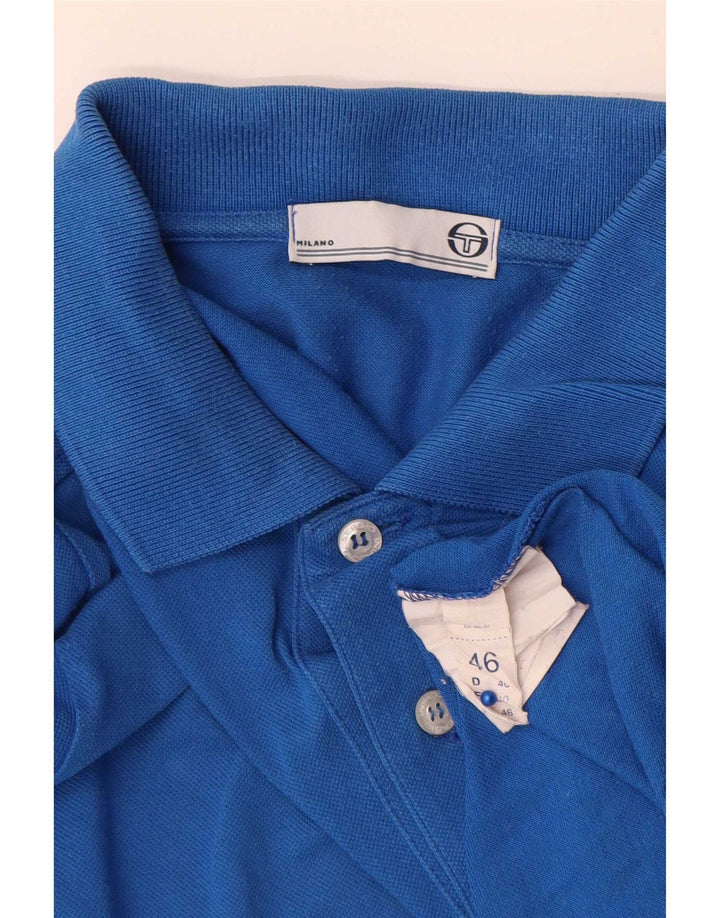 Sergio Tacchini Mens Polo Shirt IT 46 Small Blue