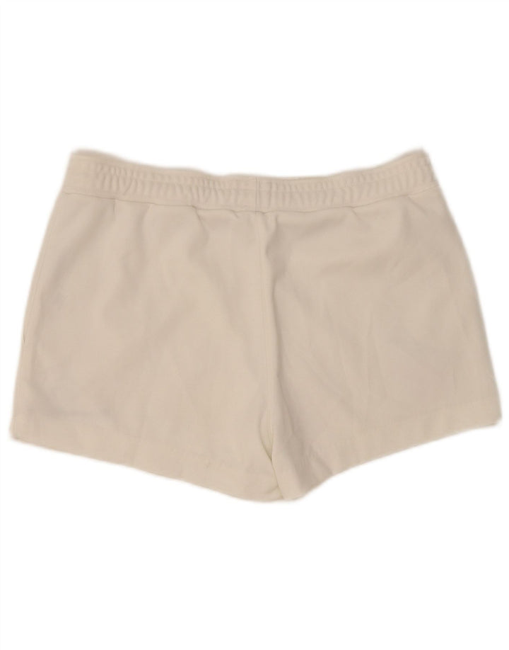 Sergio Tacchini Mens Casual Shorts Size 36 W36 White Polyester