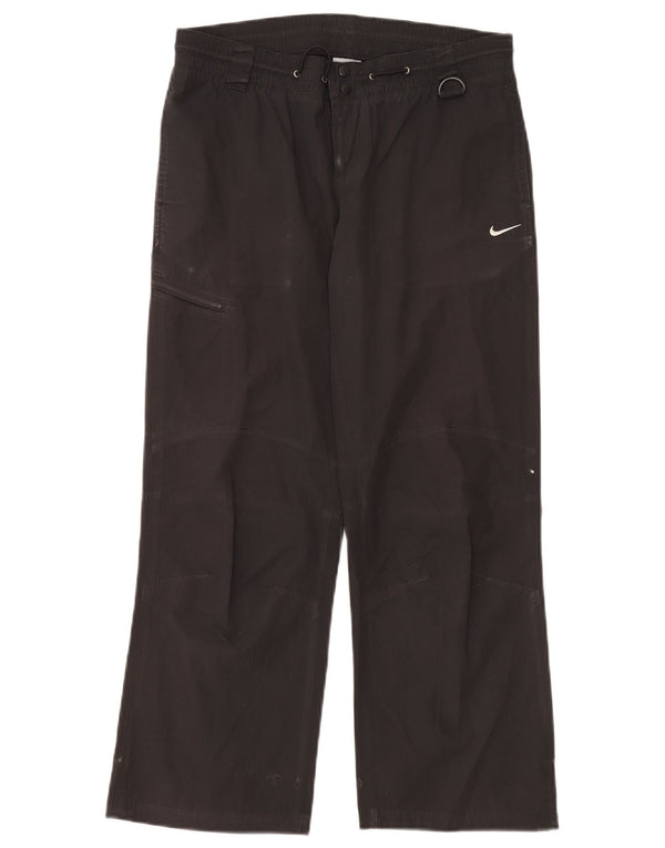 Nike Womens Hiking Cargo Trousers US 6/8 XS W25 L26 Black Polyester