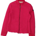 ARMANI JEANS Womens Bomber Jacket IT 44 Medium Pink Polyamide Vintage Armani Jeans and Second-Hand Armani Jeans from Messina Hembry 