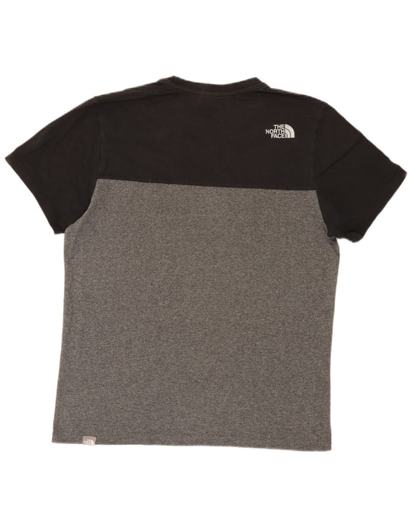 The North Face Mens T-Shirt Top Medium Grey Colourblock