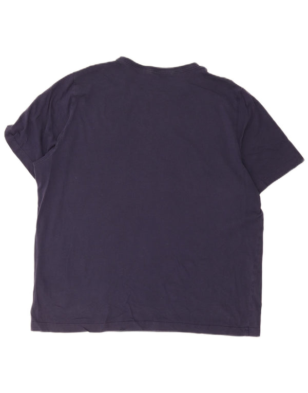 Puma Mens T-Shirt Top XL Navy Blue