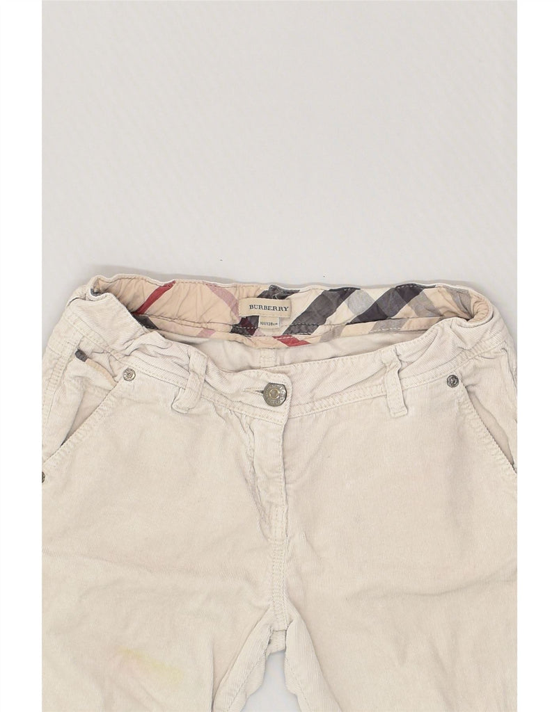 BURBERRY Girls Straight Corduroy Trousers 9-10 Years W24 L22 Beige | Vintage Burberry | Thrift | Second-Hand Burberry | Used Clothing | Messina Hembry 