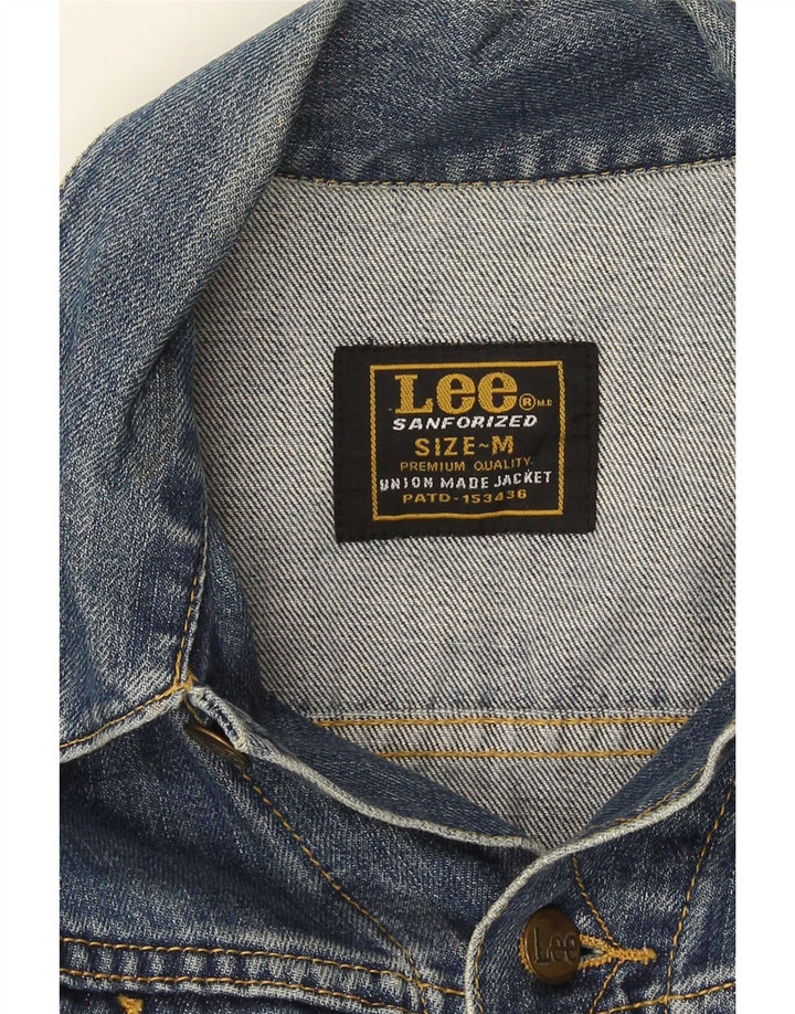 Lee Boys Crop Denim Jacket 8-9 Years Medium Blue Cotton