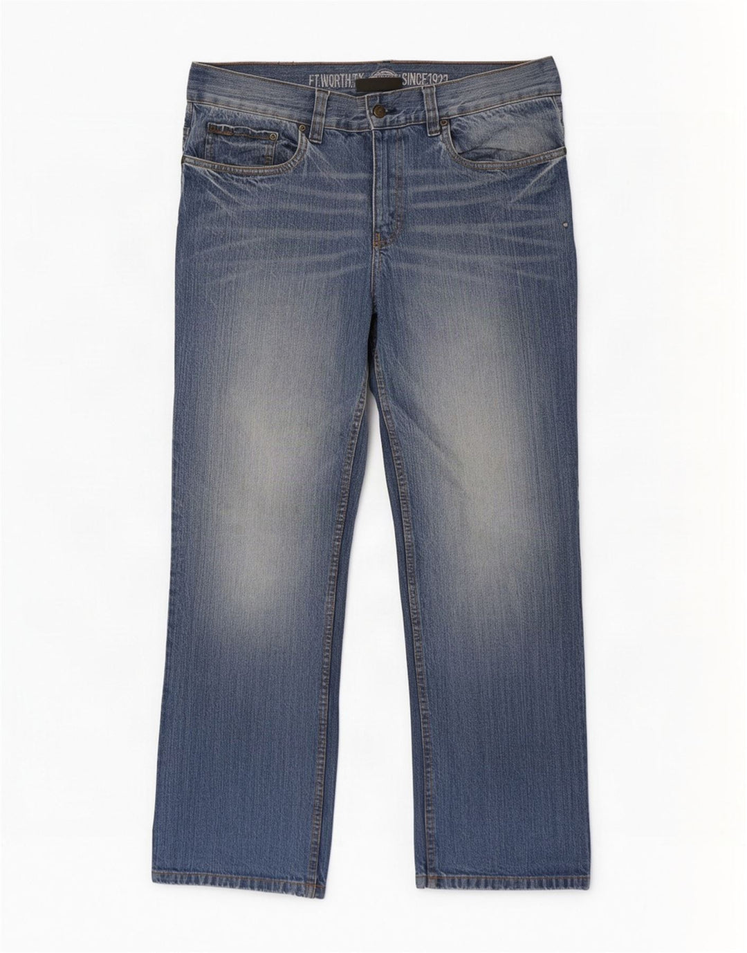 Dickies Mens Straight Jeans W33 L32 Blue Cotton
