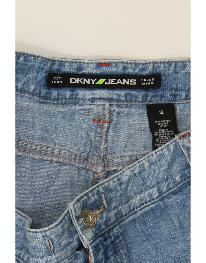 DKNY Womens Denim Shorts US 12 Large W34  Blue Cotton Vintage Dkny and Second-Hand Dkny from Messina Hembry 