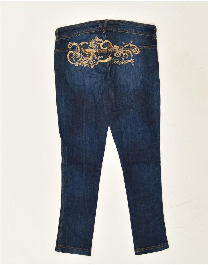 VERSACE Womens Slim Jeans W32 L27 Navy Blue | Vintage Versace | Thrift | Second-Hand Versace | Used Clothing | Messina Hembry 