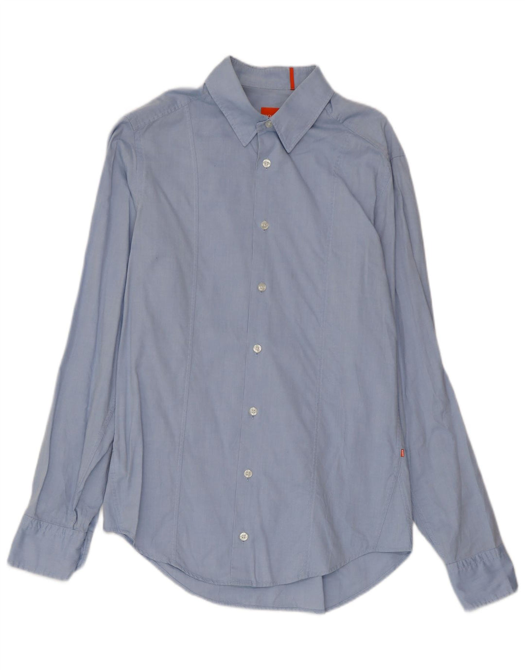 Hugo Boss Mens Shirt Small Blue Cotton